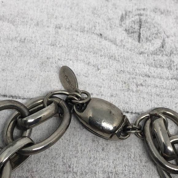 Chico's chunky chain clip on/off 6 fun dangle charms bracelet-read first. - Picture 2 of 7